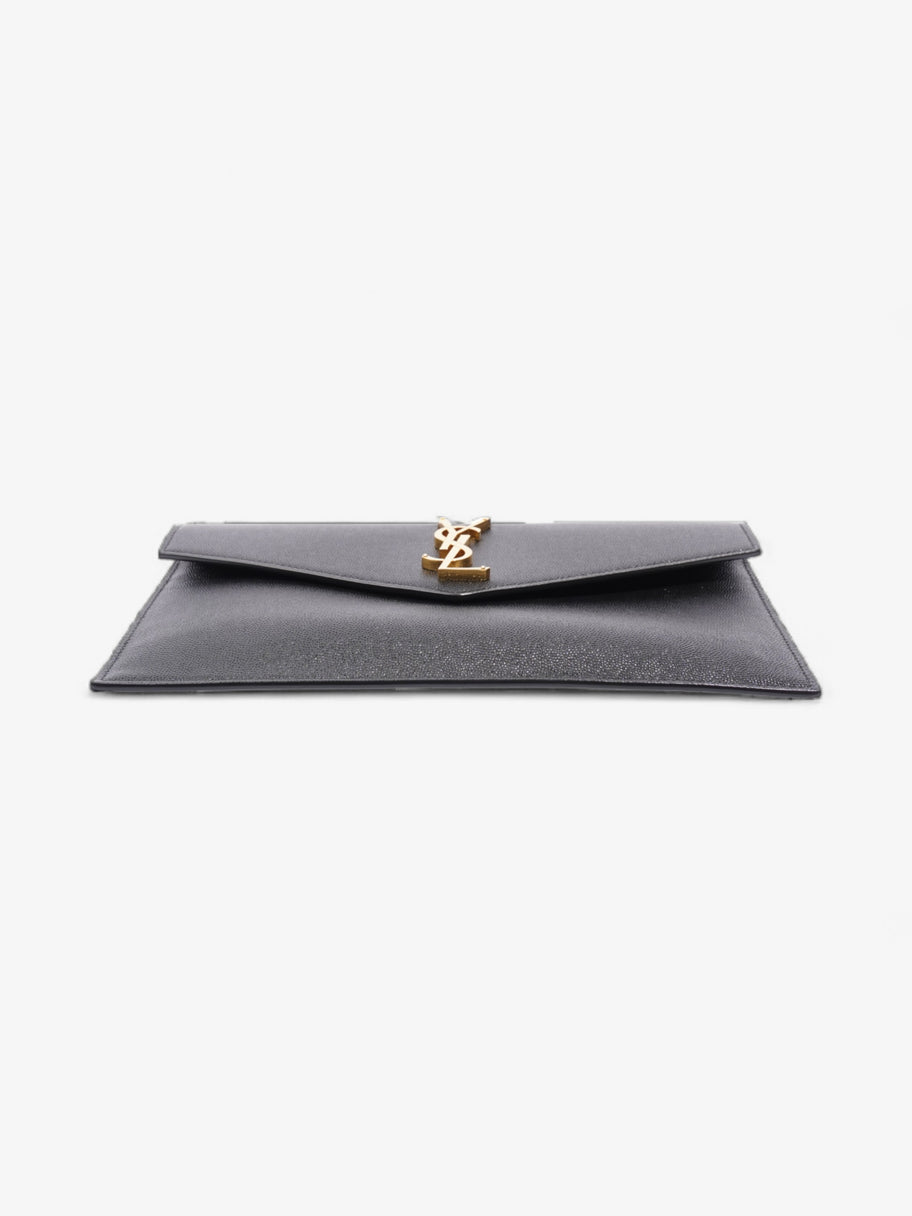 Saint Laurent Uptown Clutch Black Leather Image 6