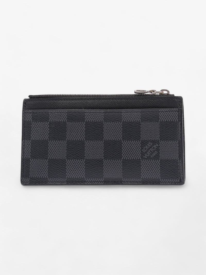  Louis Vuitton Coin Card Holder Damier Graphite Coated Canvas