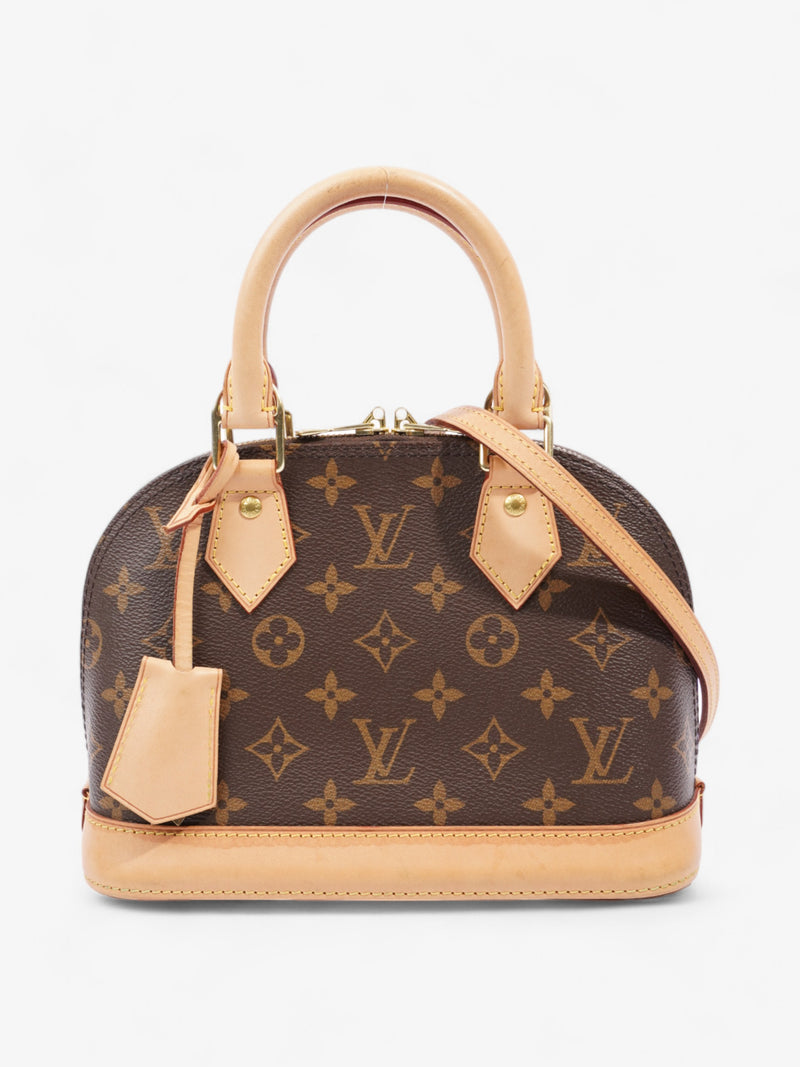  Louis Vuitton Alma BB Monogram Coated Canvas