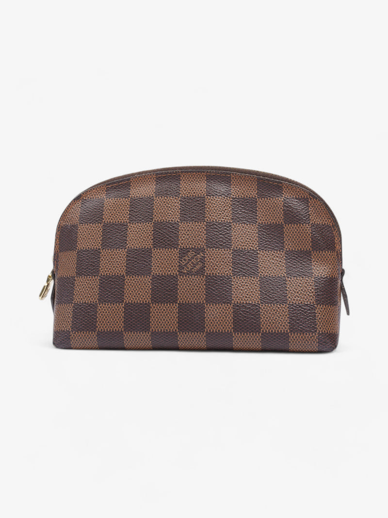  Louis Vuitton Pochette Cosmetic Damier Ebene Coated Canvas