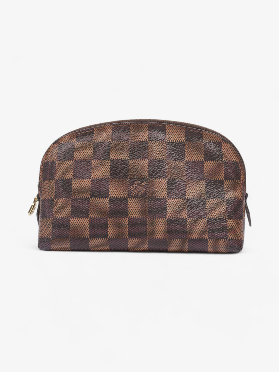 Louis Vuitton Pochette Cosmetic Damier Ebene Coated Canvas Image 1