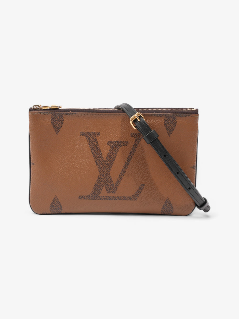 Louis Vuitton Double Zip Pochette Monogram / Reverse Monogram Coated Canvas Image 1