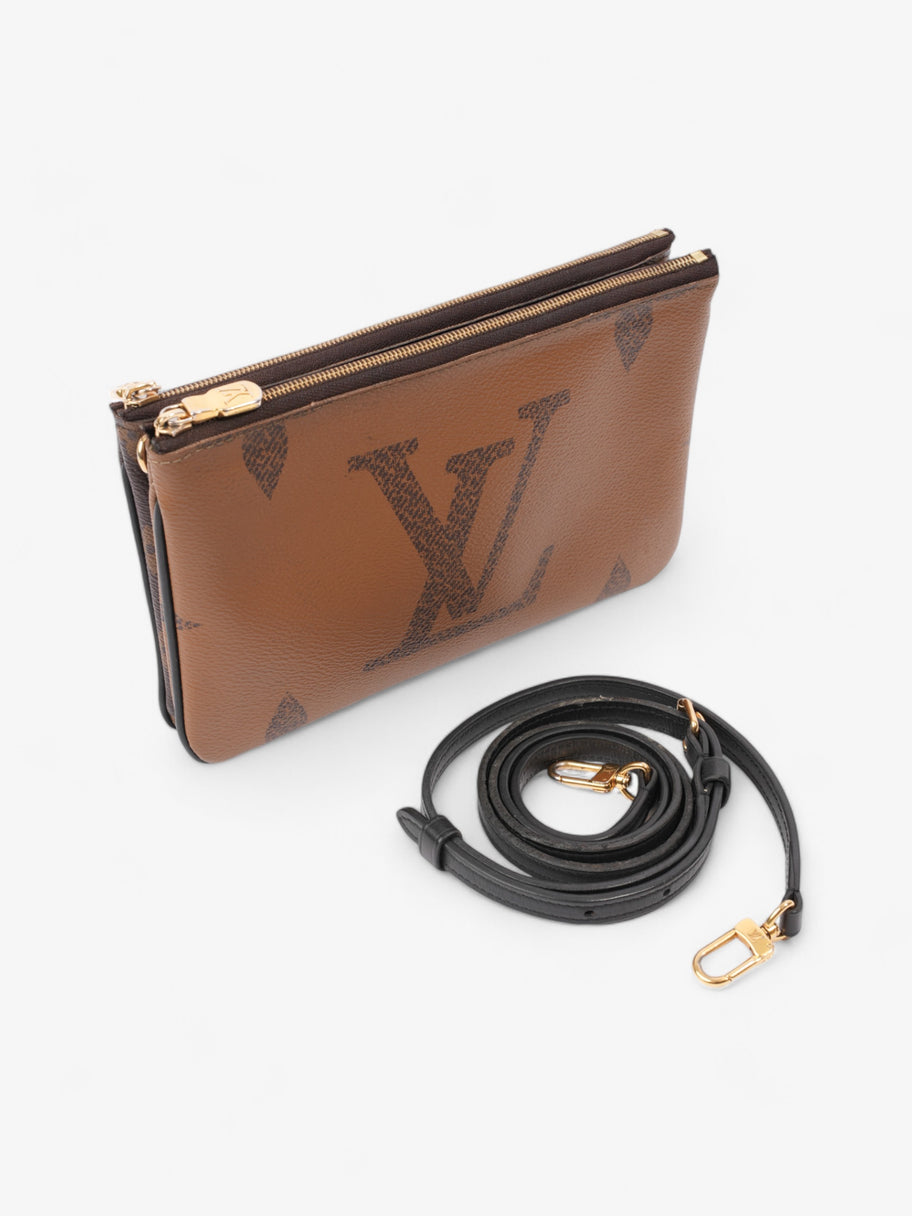 Louis Vuitton Double Zip Pochette Monogram / Reverse Monogram Coated Canvas Image 7