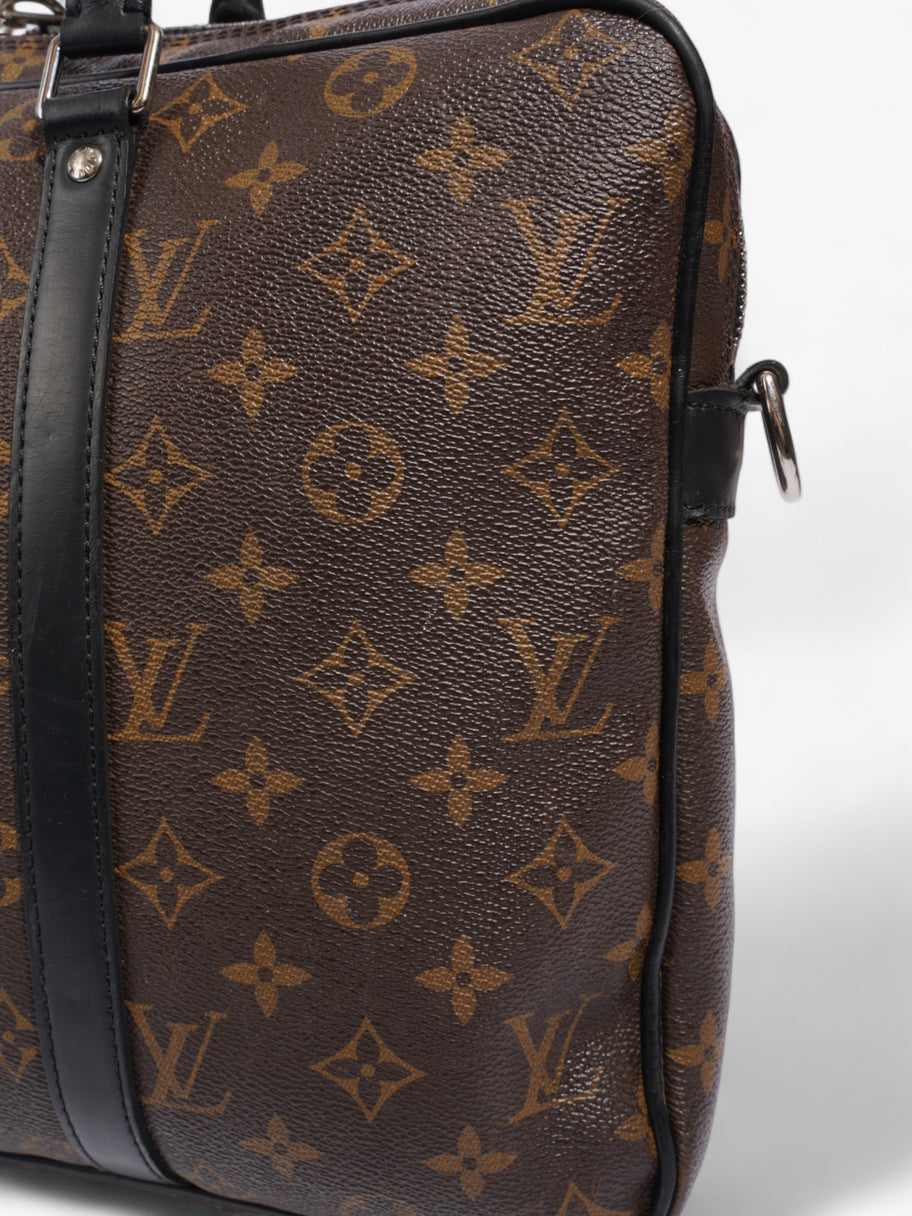 Louis Vuitton Porte-Documents Voyage Monogram / Black Coated Canvas PM Image 7