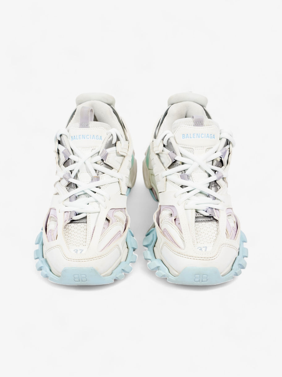 Balenciaga Tracks White  / Pink / Light Blue Mesh EU 37 UK 4 Image 9