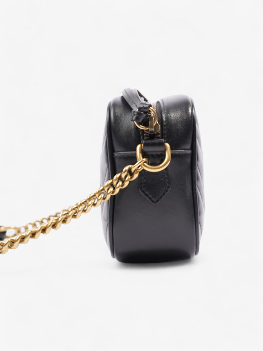 Gucci GG Marmont Black Matelasse Leather Mini Image 5