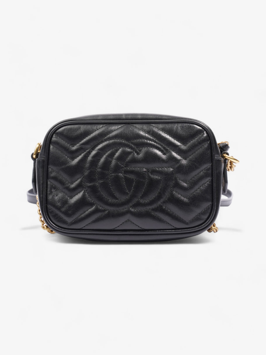 Gucci GG Marmont Black Matelasse Leather Mini Image 4