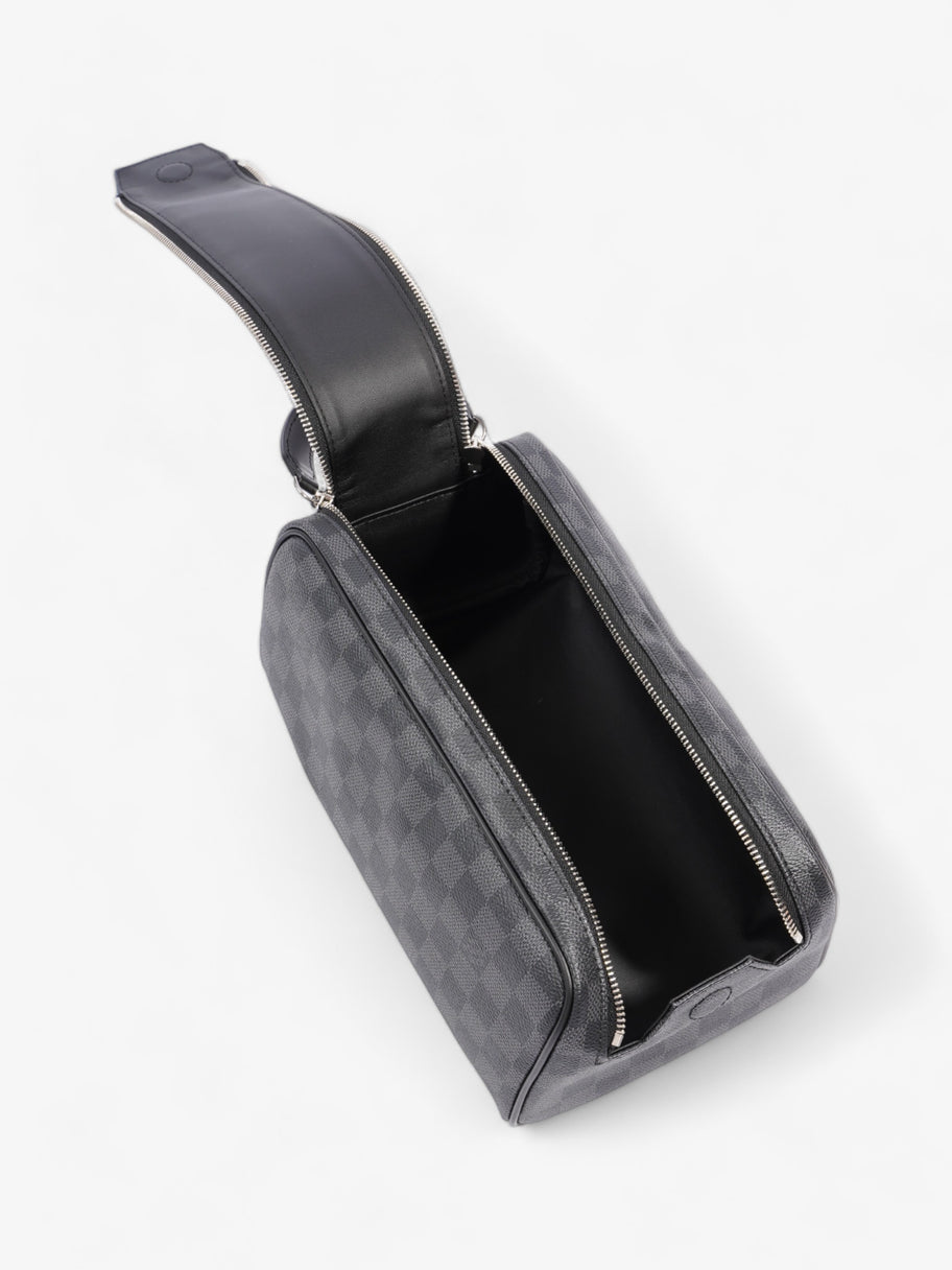 Louis Vuitton Dopp Kit Toilet Pouch Damier Graphite Coated Canvas Image 6