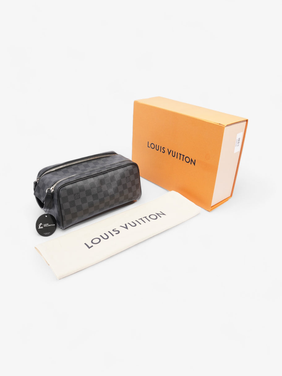 Louis Vuitton Dopp Kit Toilet Pouch Damier Graphite Coated Canvas Image 8