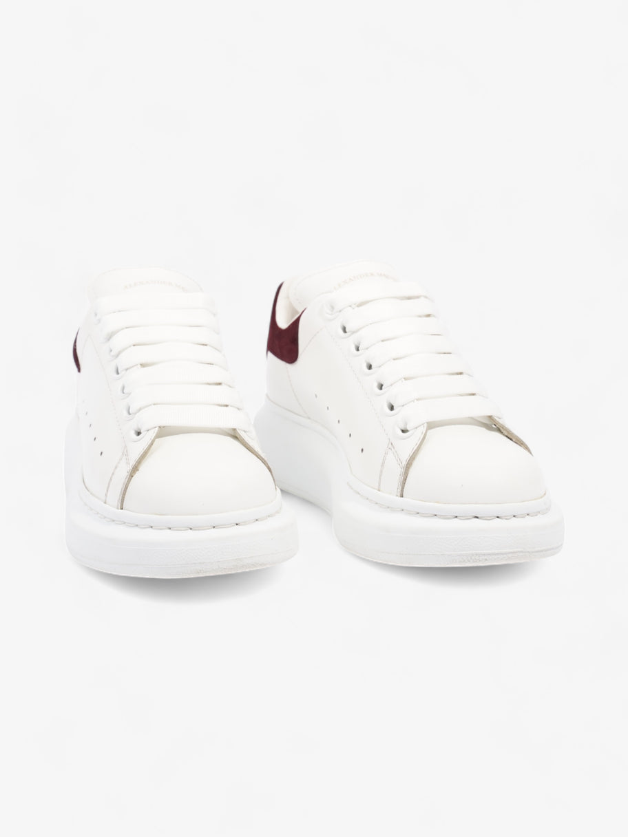 Alexander McQueen Oversized Sneakers  White / Burgundy Leather EU 36.5 UK 3.5 Image 2