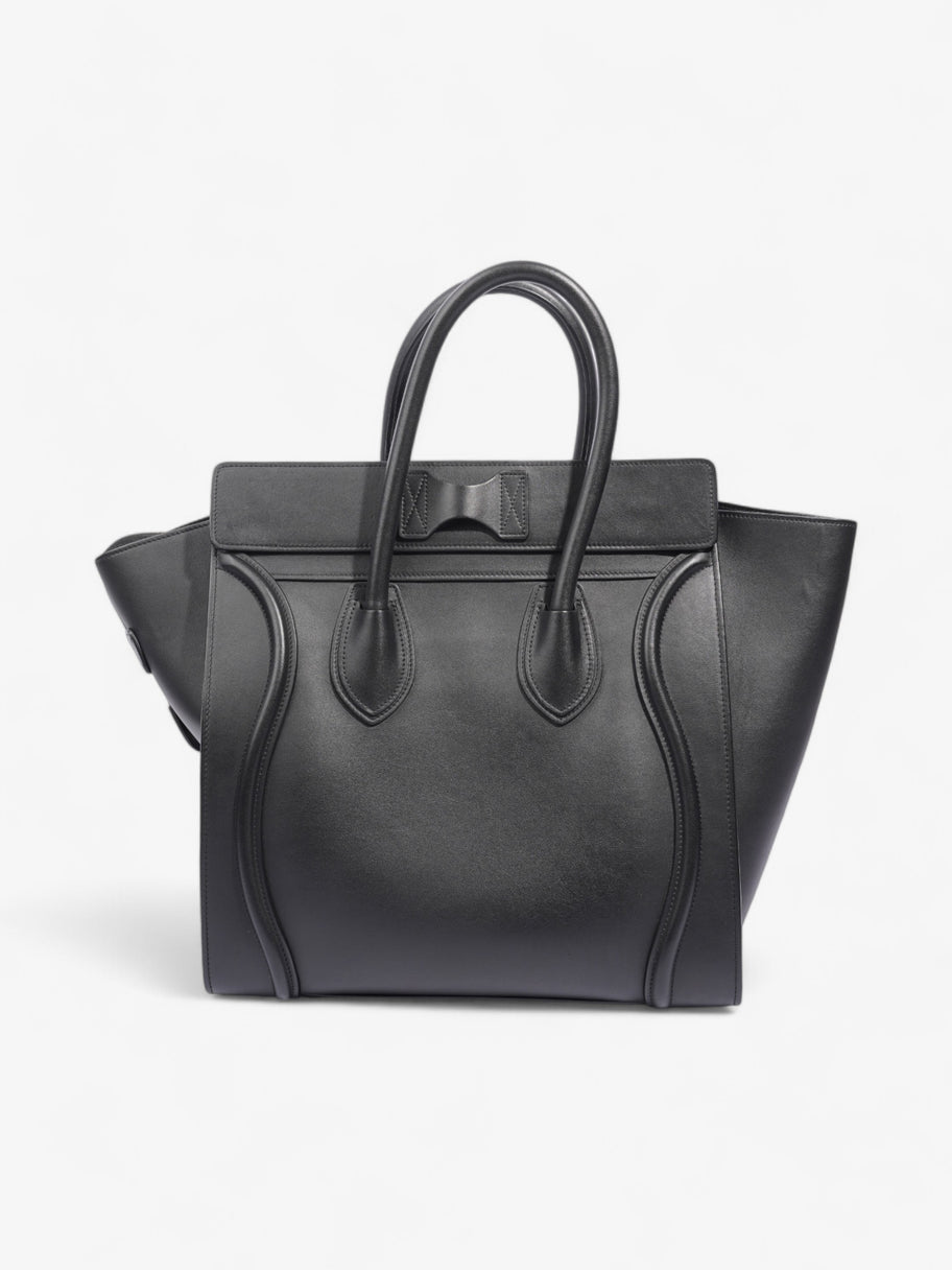 Celine Luggage Tote Black Leather Mini Luxe Collective