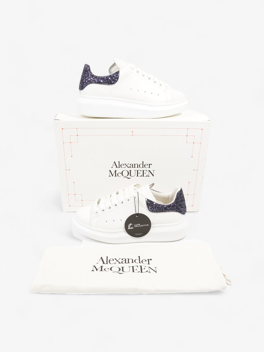 Alexander McQueen Oversized Sneakers White / Purple Tab Leather EU 38.5 UK 5.5 Image 10