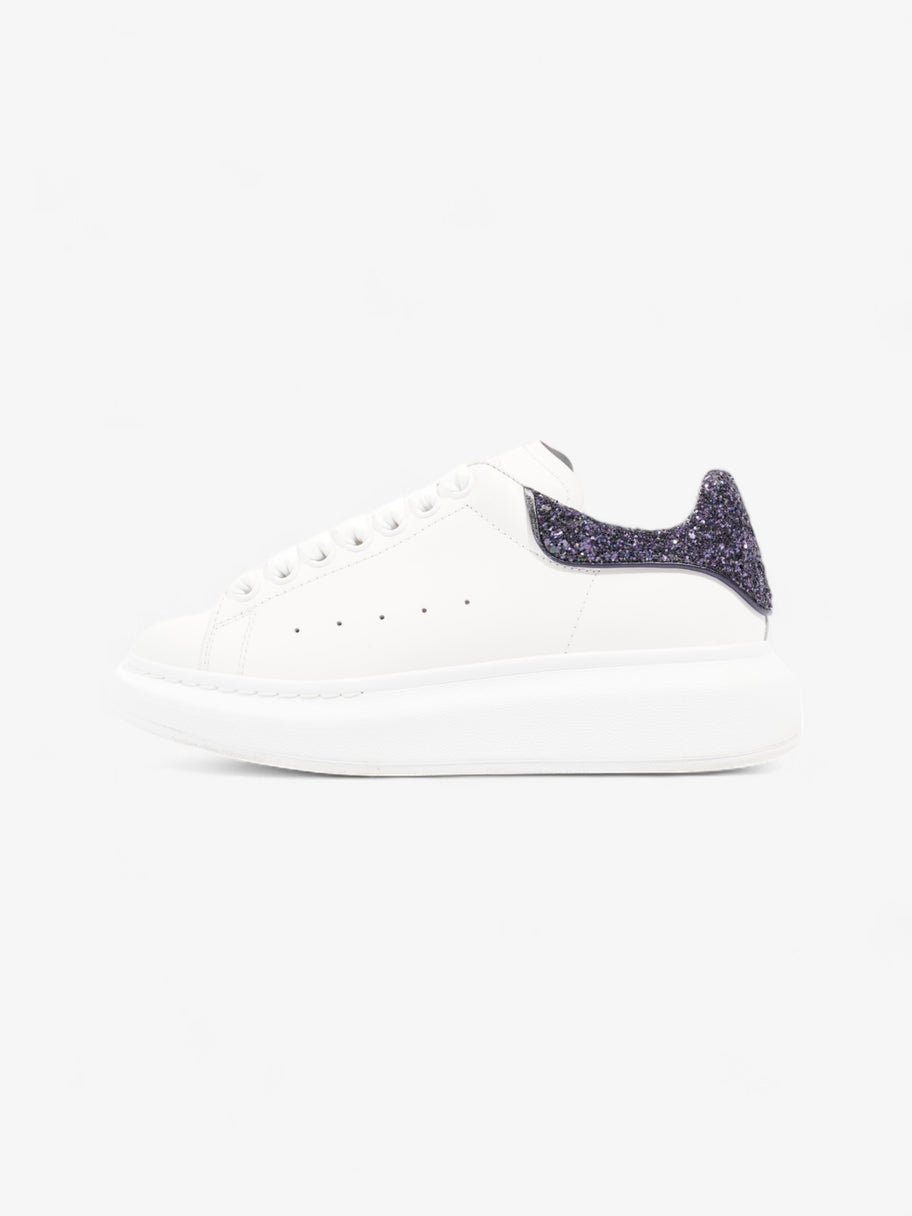 Alexander McQueen Oversized Sneakers White / Purple Tab Leather EU 38.5 UK 5.5 Image 5