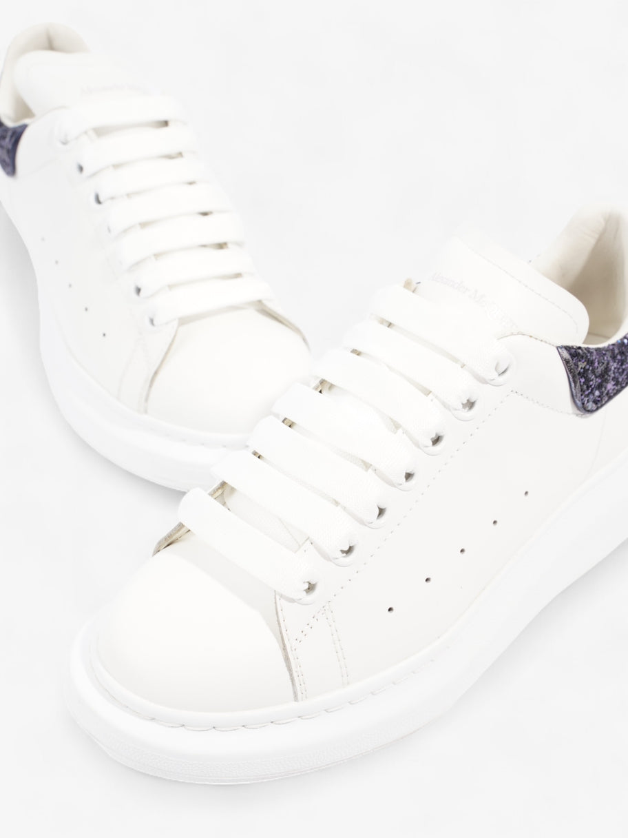 Alexander McQueen Oversized Sneakers White / Purple Tab Leather EU 38.5 UK 5.5 Image 9