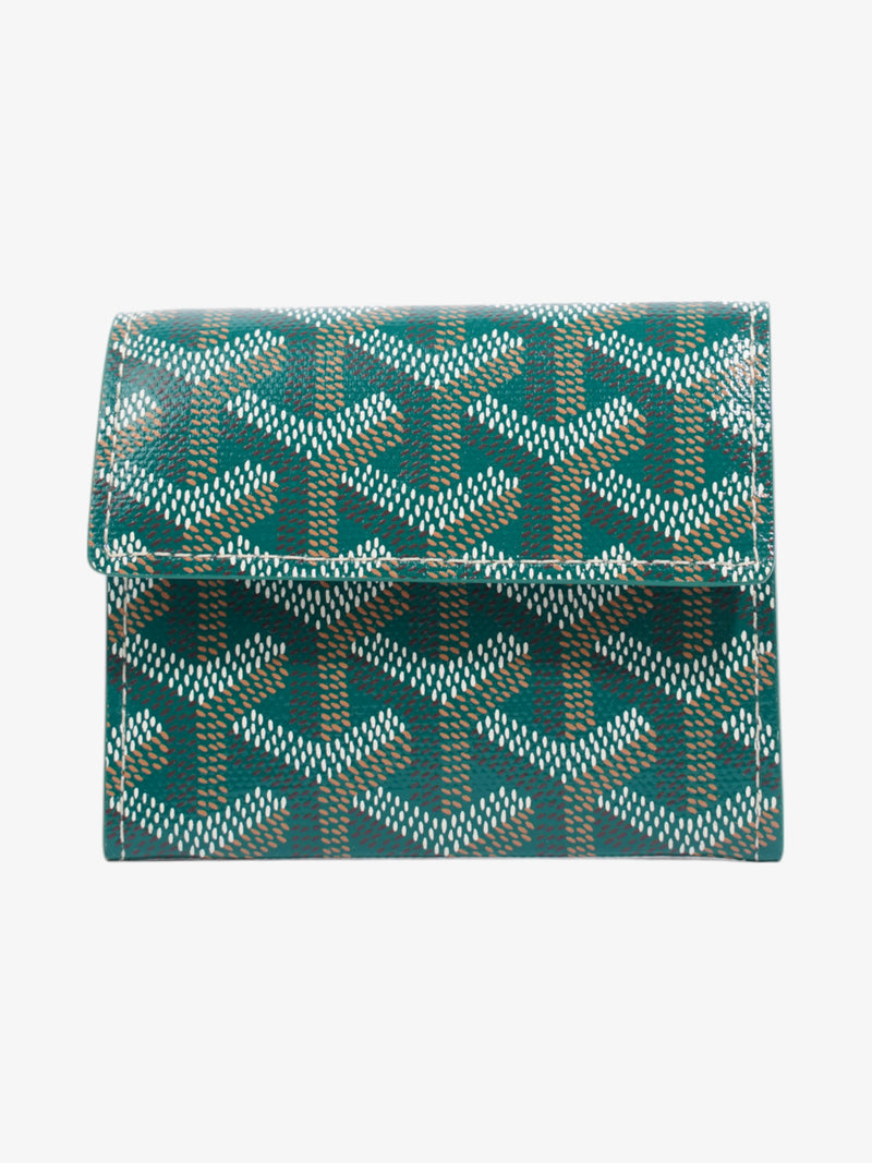  Goyard Marigny Wallet Green Coated Canvas