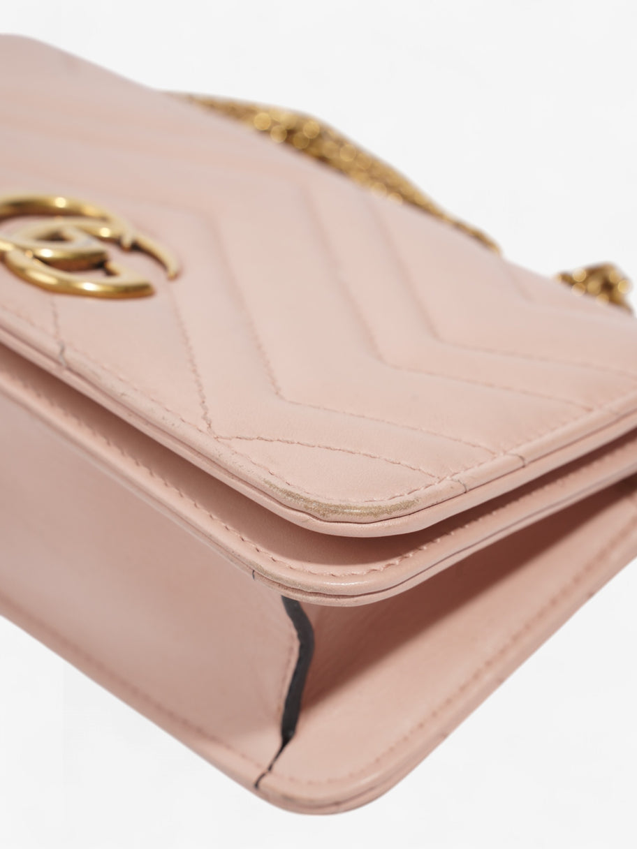 Gucci GG Marmont Pink Calfskin Leather Mini Image 8