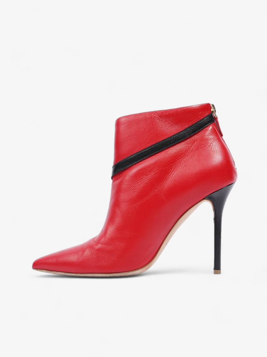 Point Ankle Boot 105 Red / Black Leather EU 41.5 UK 8.5 Image 3