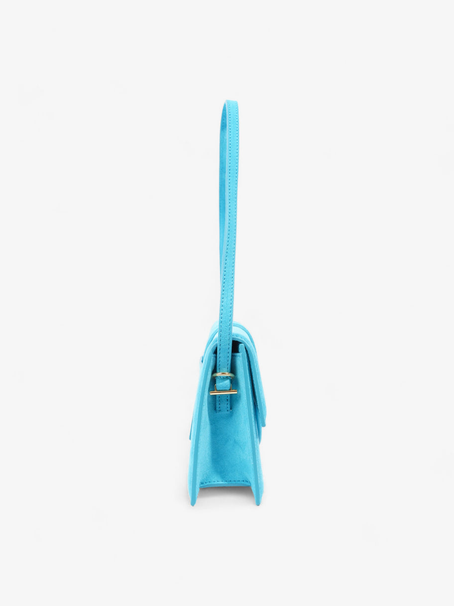 Jacquemus Le Bambino Long Dark Turquoise Suede Image 5