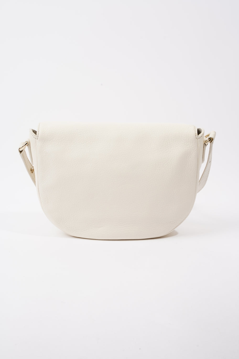 Tessie Satchel White Leather Image 4