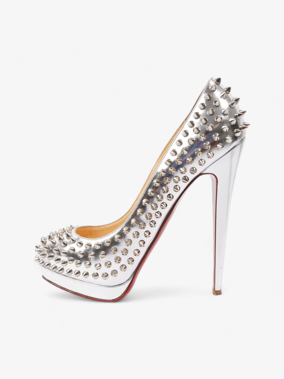 Christian Louboutin Alti Pump Spikes 160mm Silver Patent Leather EU 41 UK 8 Image 5