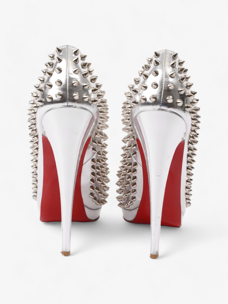 Christian Louboutin Alti Pump Spikes 160mm Silver Patent Leather EU 41 UK 8 Image 6