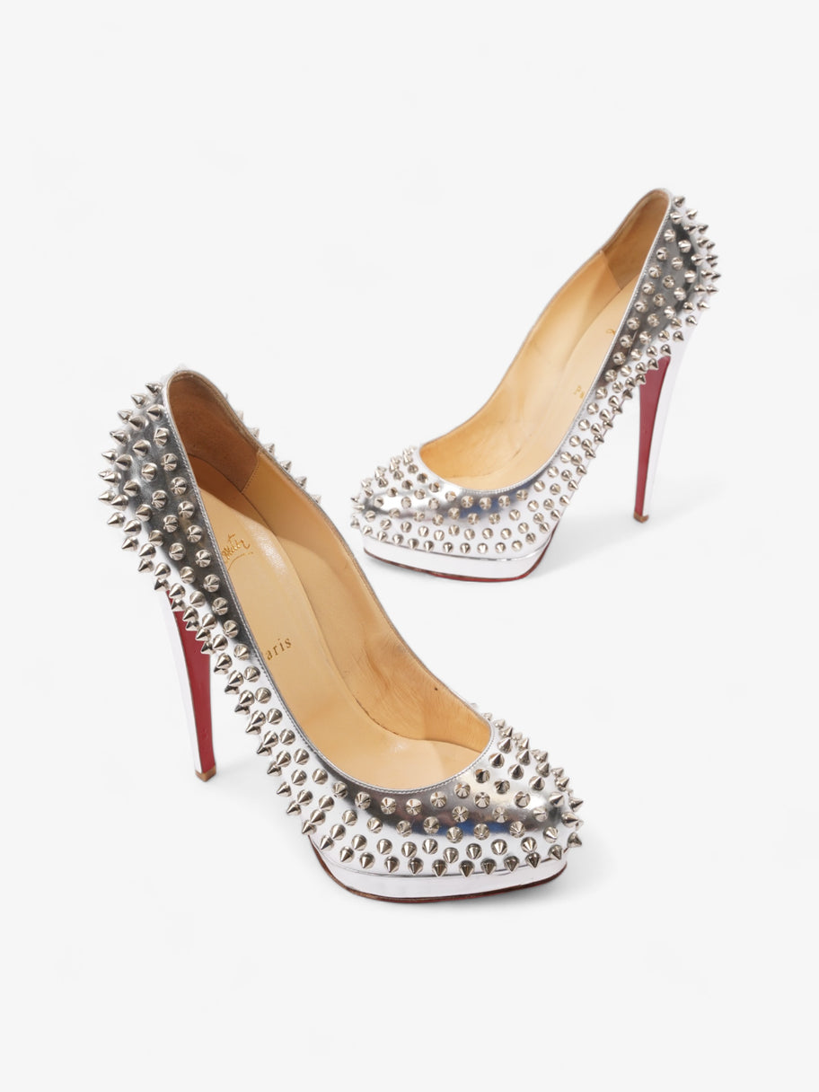 Christian Louboutin Alti Pump Spikes 160mm Silver Patent Leather EU 41 UK 8 Image 9