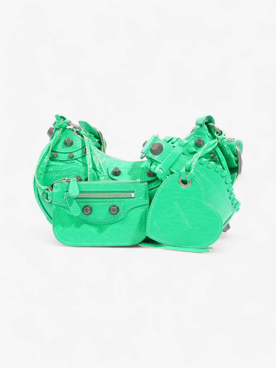 Balenciaga Le Cagole XS Green Leather Image 1