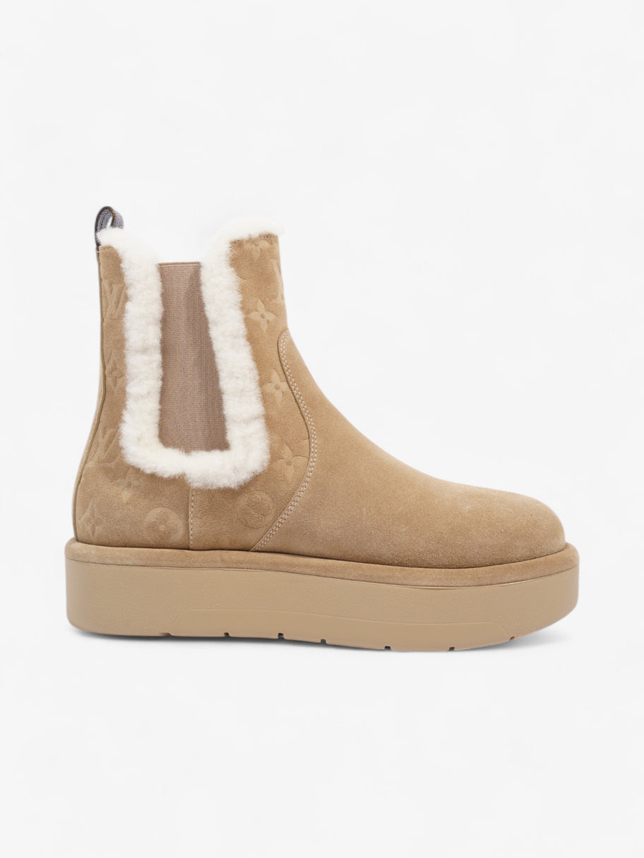 Louis Vuitton Aspen Chelsea Boots Beige  / White Suede EU 39 UK 6 Image 4