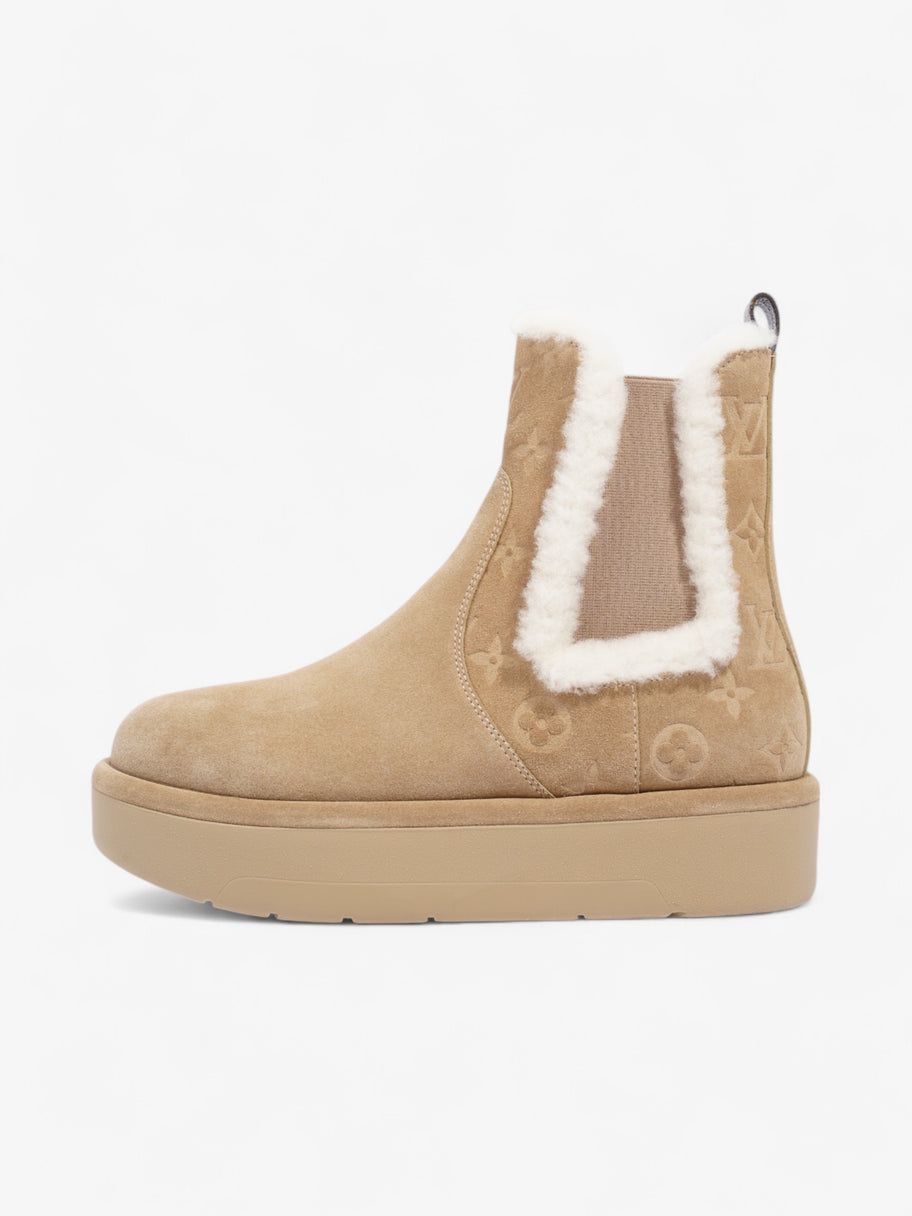 Louis Vuitton Aspen Chelsea Boots Beige  / White Suede EU 39 UK 6 Image 5