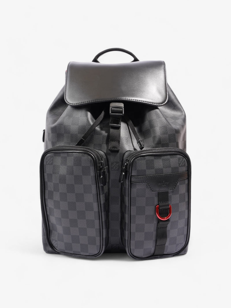  Louis Vuitton Utility Backpack Damier Graphite Canvas