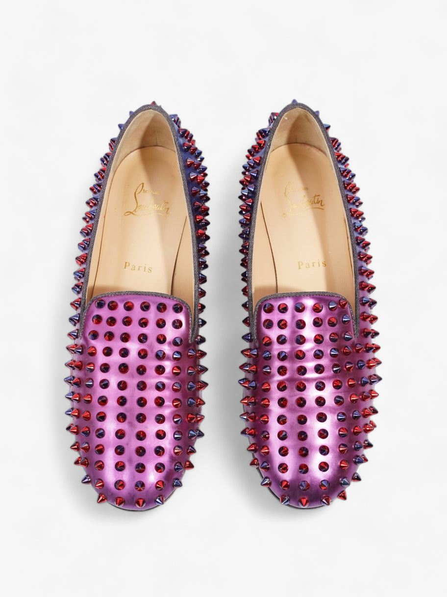 Rolling Spikes Flat Rose-Digitale Patent Leather EU 40 UK 7 Image 8