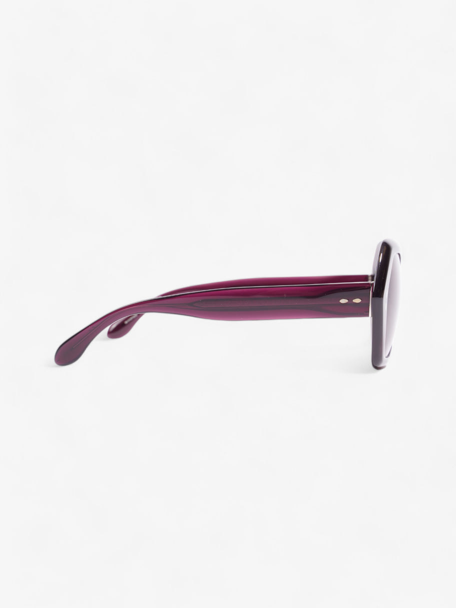 Isabel Marant Etoile Hexagon Sunglasses Deep Purple Acetate 145mm Image 4