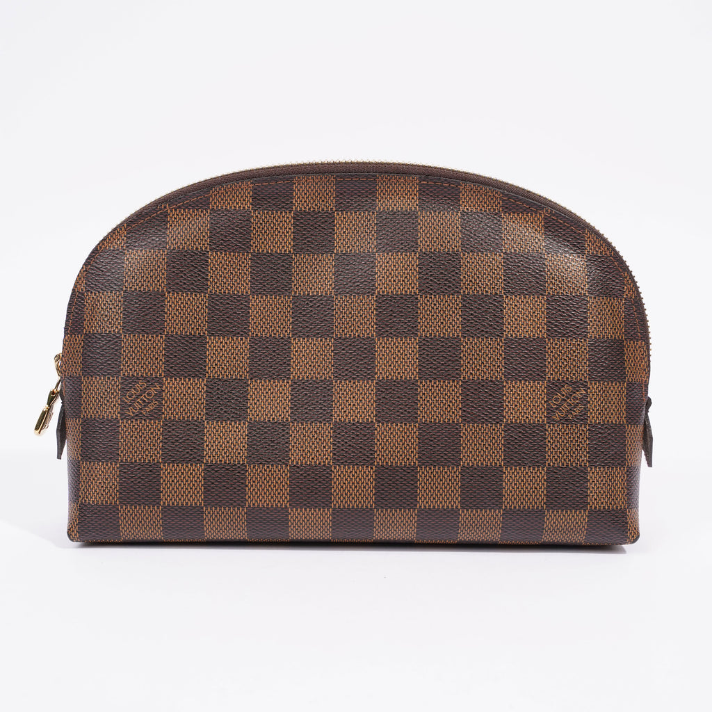 Louis Vuitton Damier Ebene Truth Makeup Pouch Bag Brown