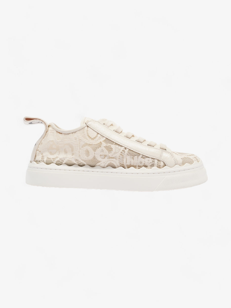 Chloe Lauren Sneaker White Lace EU 39 UK 6 Image 4