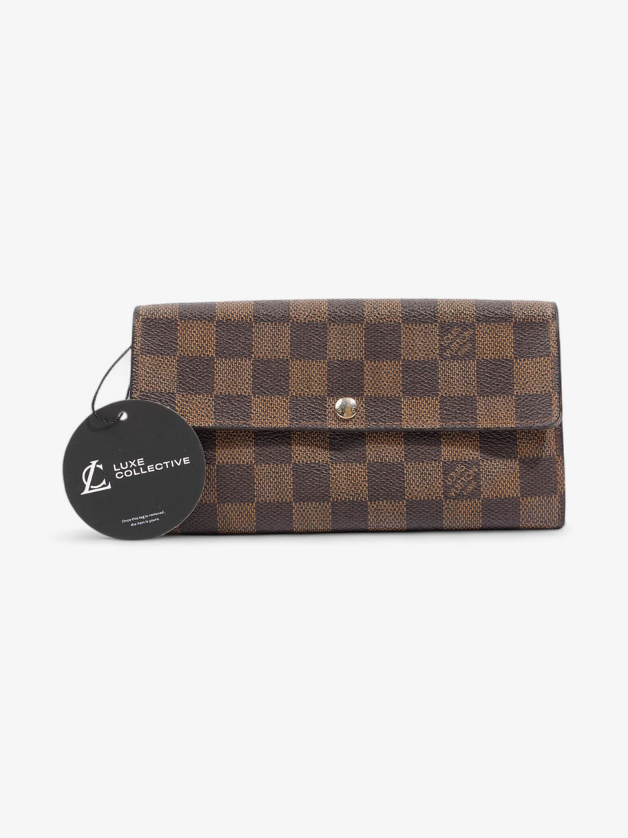 Louis Vuitton Sarah Wallet Damier Ebene Coated Canvas Image 7