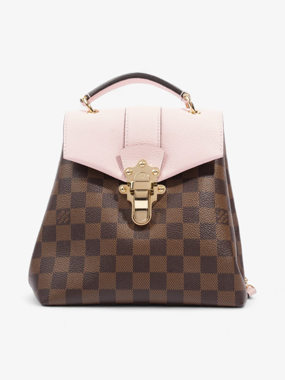 Louis Vuitton Clapton Backpack Damier Ebene Pink Coated Canvas Luxe Collective