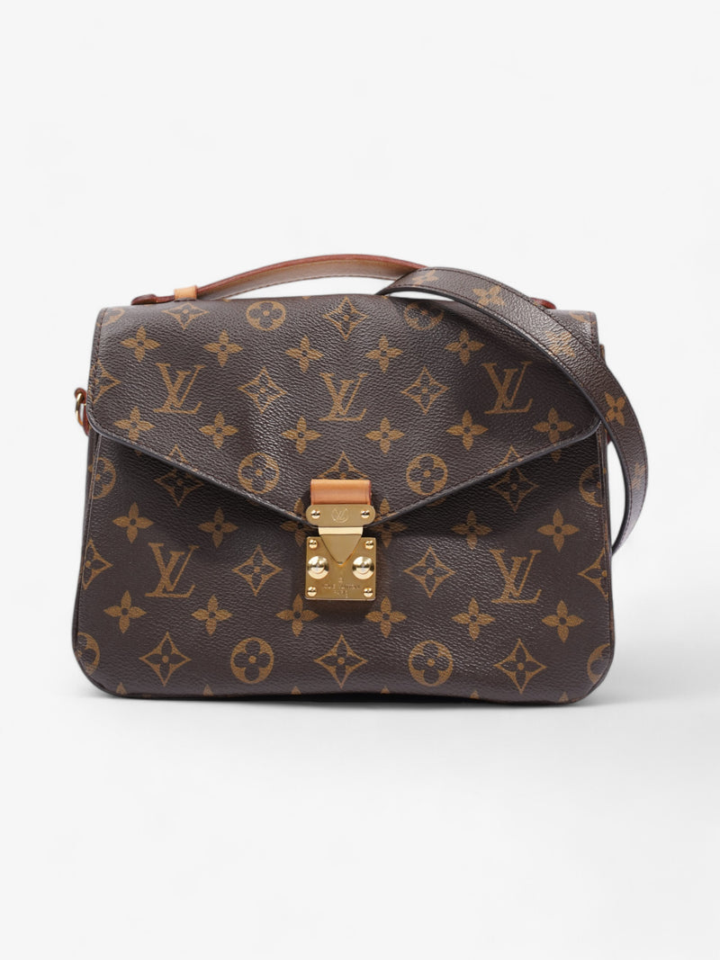  Louis Vuitton Pochette Metis Monogram Coated Canvas