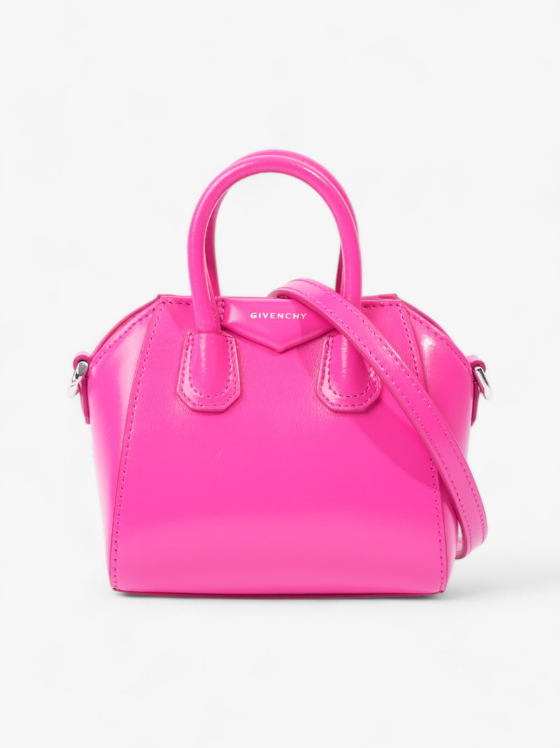  Givenchy Antigona Hot Pink Leather Micro