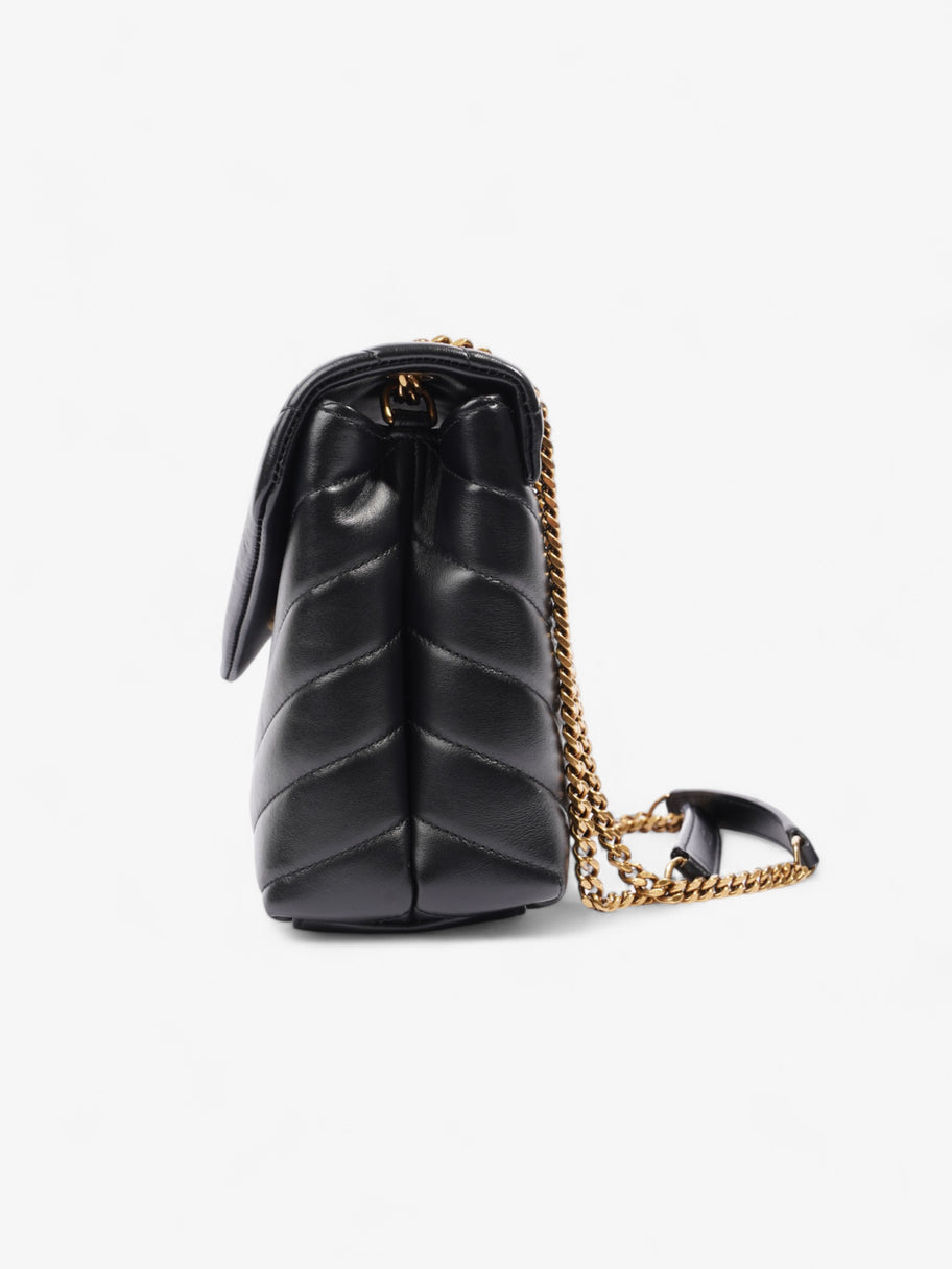 Saint Laurent Lou Lou Black Calfskin Leather Small Image 3