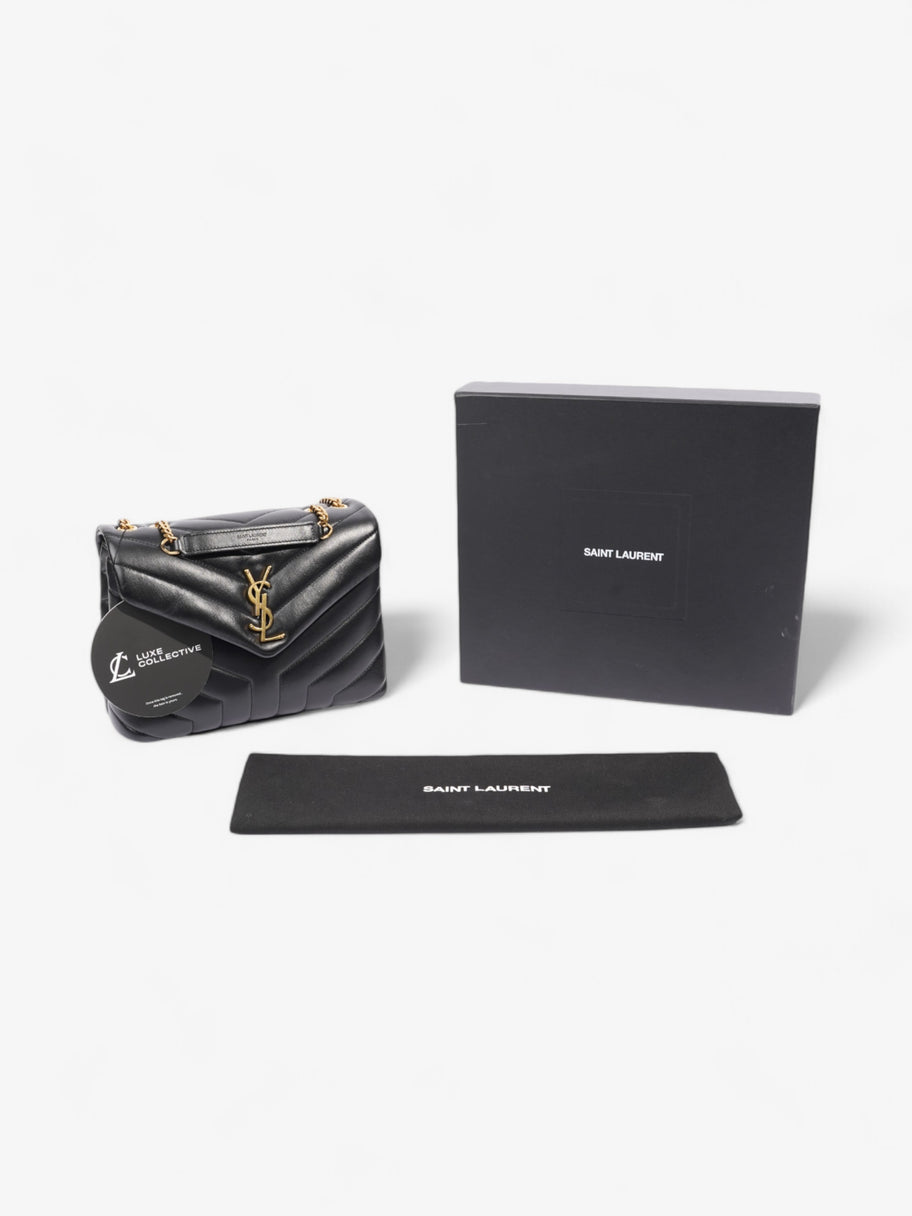 Saint Laurent Lou Lou Black Calfskin Leather Small Image 9