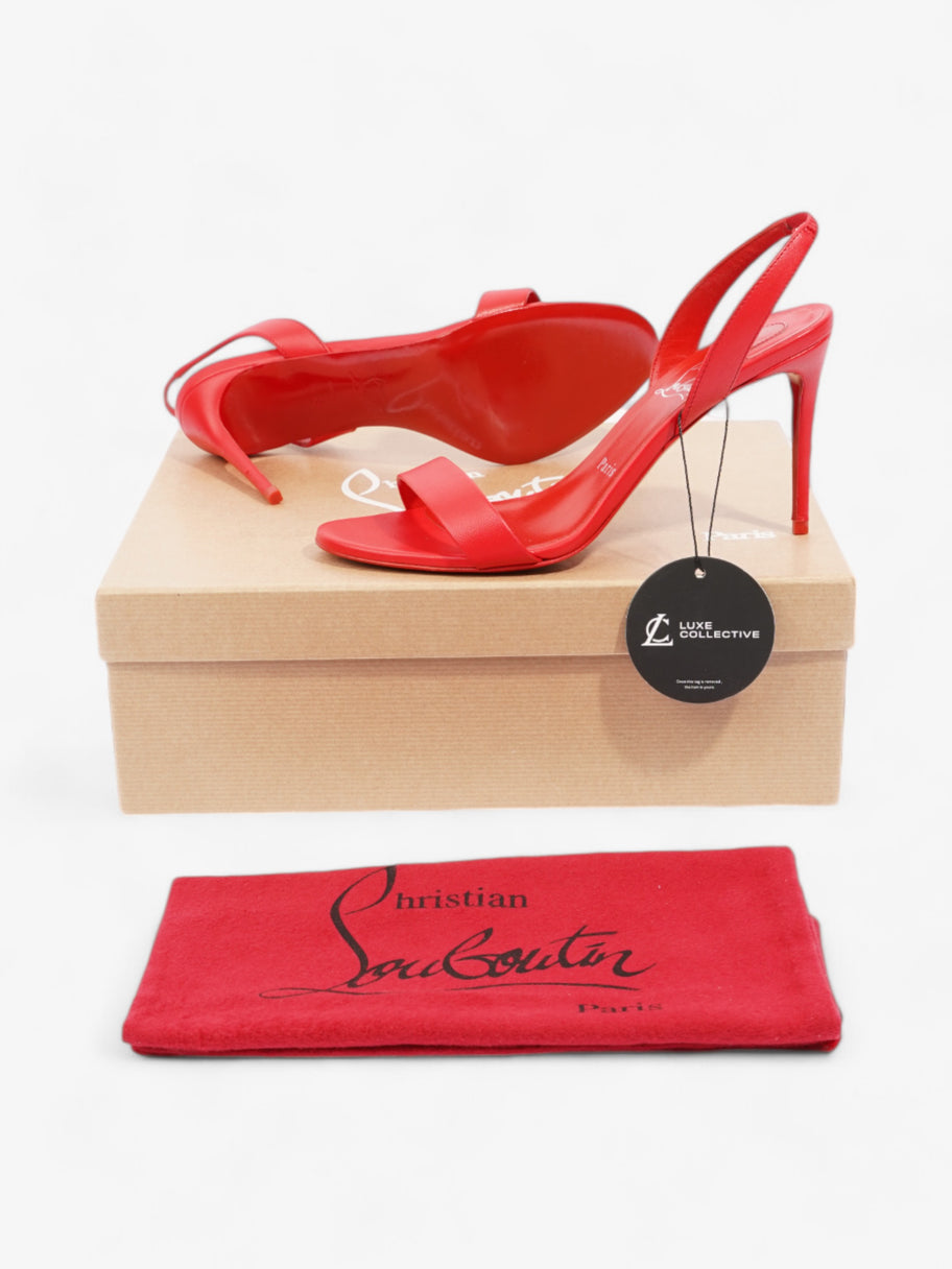 Christian Louboutin O Marilyn 85 Red Leather EU 38 UK 5 Image 10