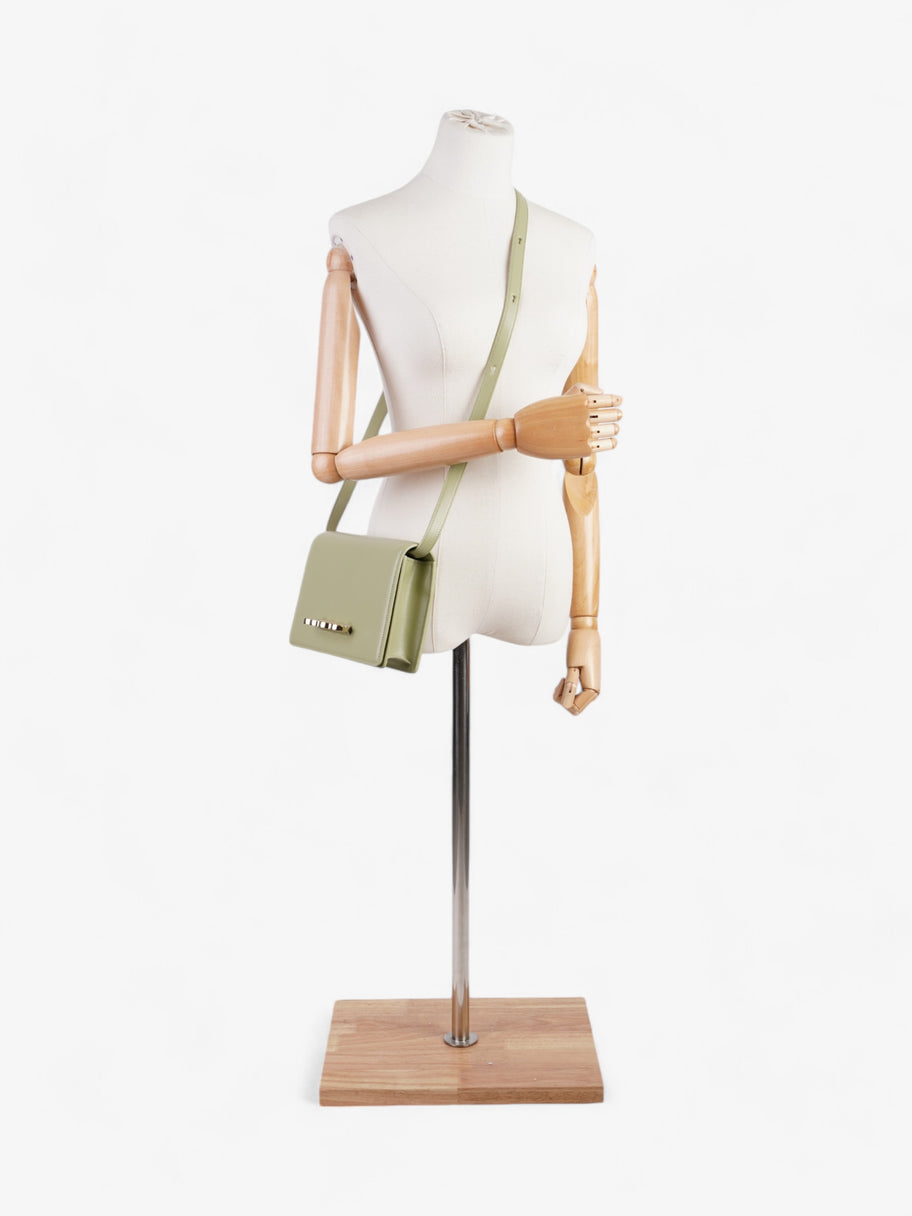 Alexander McQueen Four Ring Bag Sage Green Calfskin Leather Image 2