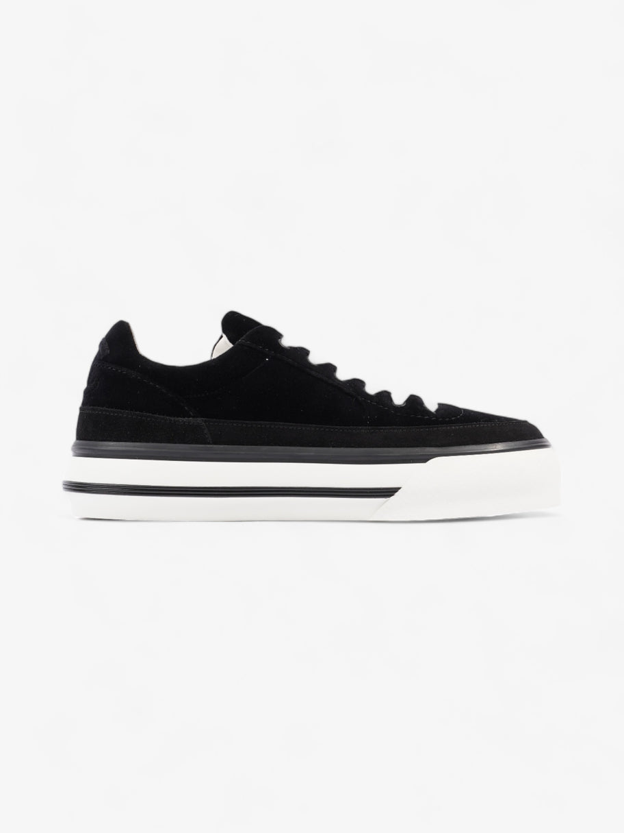 Chanel CC Suede Sneaker Black / White Suede EU 42 UK 8 Image 4