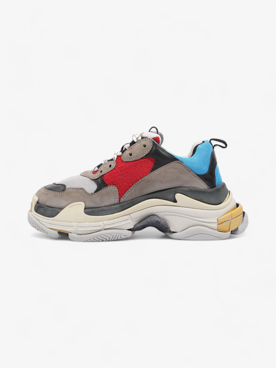 Balenciaga Triple S Half Half Grey Red Yellow Mesh EU 41 UK 7 Luxe Collective