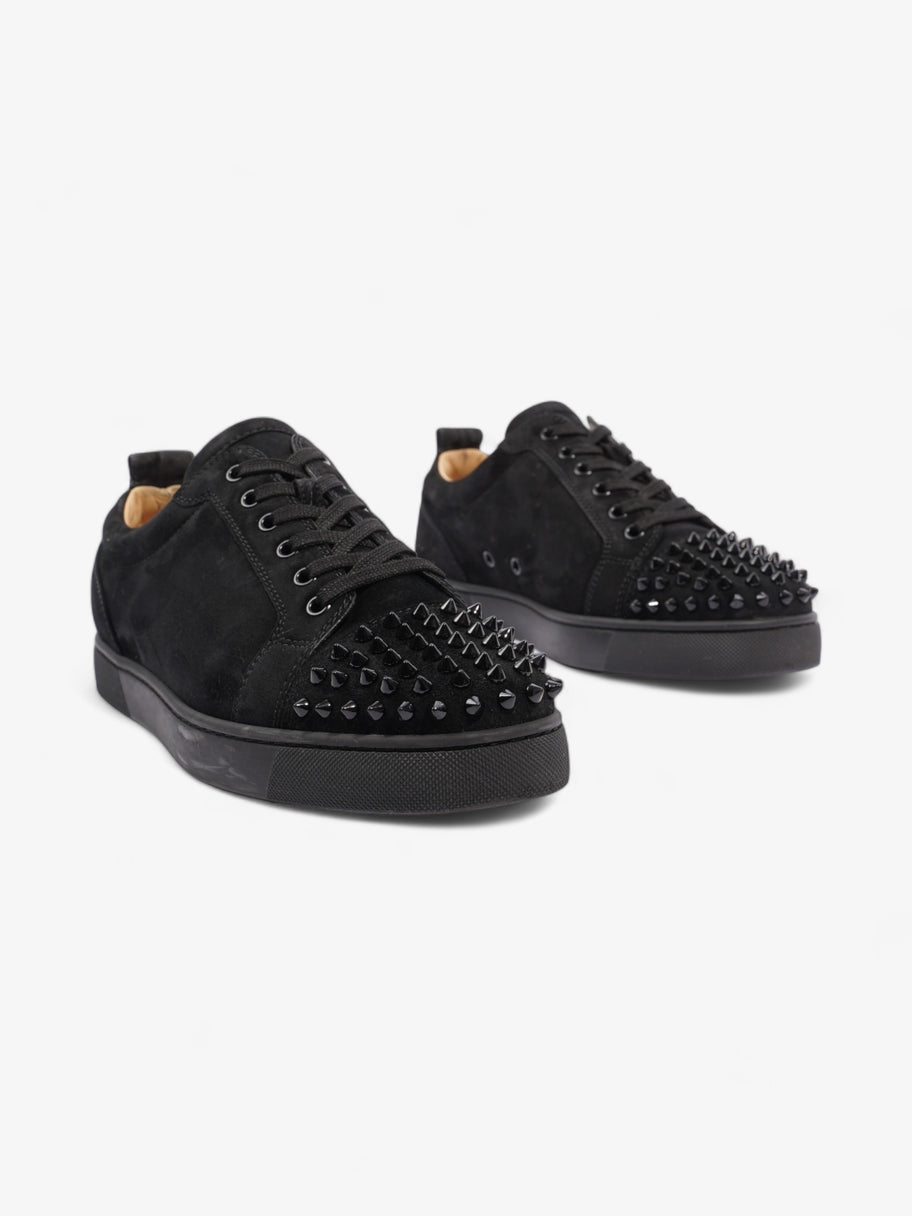 Christian Louboutin Louis Junior Spikes Sneakers Black Suede EU 41.5 UK 7.5 Image 2