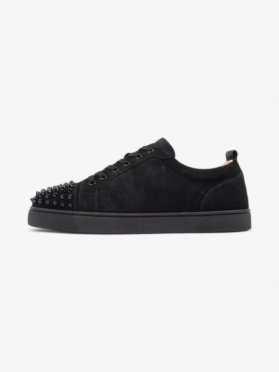 Christian Louboutin Louis Junior Spikes Sneakers Black Suede EU 41.5 UK 7.5 Image 5