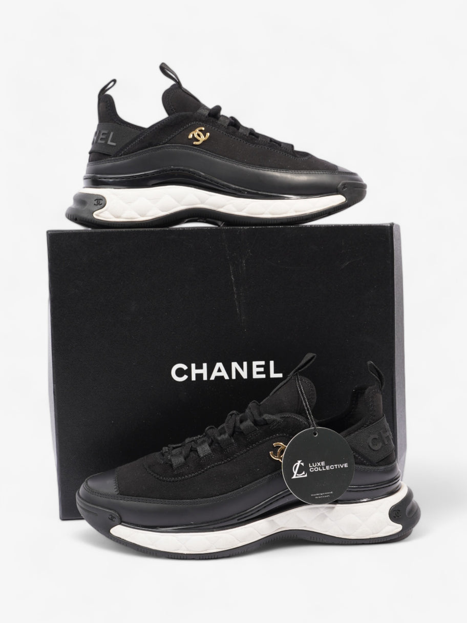 Chanel CC Runner Black / White Suede EU 39 UK 6 Image 10