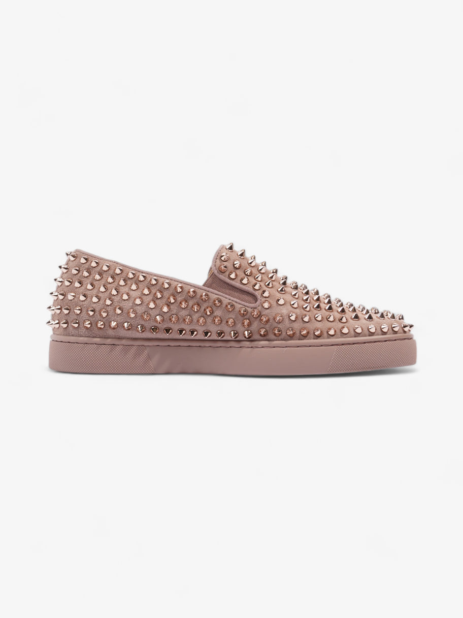 Christian Louboutin Roller Boat Slip On Dusty Pink Suede EU 40.5 UK 6.5 Image 4