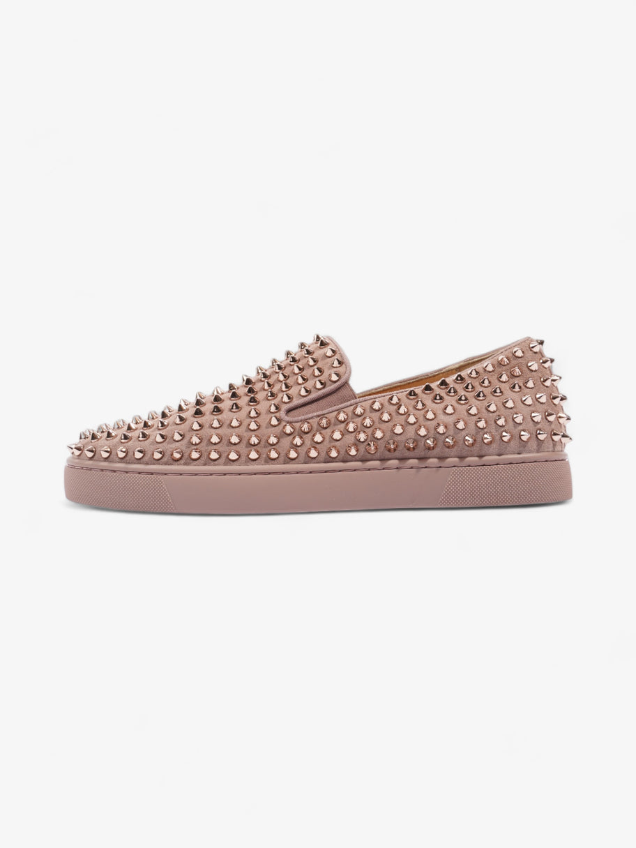 Christian Louboutin Roller Boat Slip On Dusty Pink Suede EU 40.5 UK 6.5 Image 5