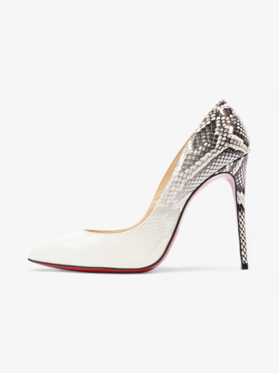 So Kate 110mm White / Black Snakeskin Patent Leather EU 38 UK 5 Image 5